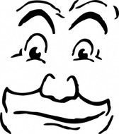 Face Outline Clip Art N10