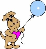 Blue Dog Clip Art N5
