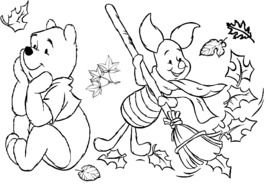 Kids Fall Coloring Pages