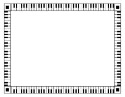 Music Border Paper