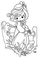 Precious Moments Girl Coloring Pages