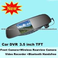 Auto Part Mobile Car Dvr Rear Camera Front Bluetooth Handsfree