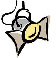 Spotlight Clip Art drawing