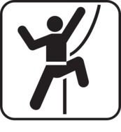 Rock Climbing Clip Art N52