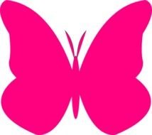 Pink Butterfly Clip Art Free N7