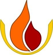 Flame in cup, Logo