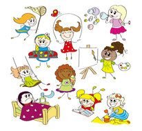 Free Vectors Cartoon Children