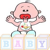 Baby Shower Clip Art N102