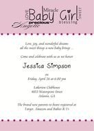 invitation for girl baby shower