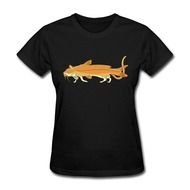 big fish on a black t-shirt as a picture for a clip art