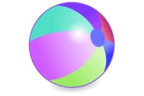 Beach Ball Clip Art N149
