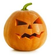 Ä°llustration of Scary Halloween Pumpkin