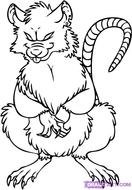 Evil Rat Cartoon Drawings