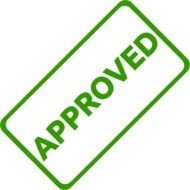Approved Stamp Clip Art N22