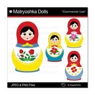 Russian Doll Clip Art N9