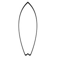 Surfboard Outline Clip Art