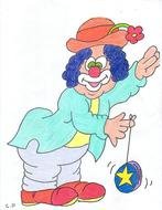 Drawing of the Clown