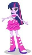 dress twilight sparkle as graphic illustration