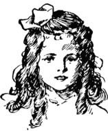 Girl Face as an illustration