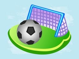 Clip art of Cartoon Football