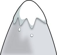 Cartoon Mountains Clip Art N29
