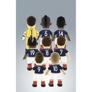 Poupluche L rsquo eacutequipe De France Football D eacuteclin eacutee En Peluche
