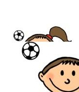Animated Girls Playing Soccer