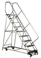 Black and white rolling ladder clipart