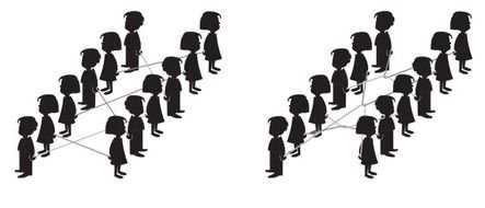 Boy Girl Silhouettes Clip Art