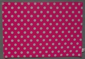 Black Polka Dot Hot Pink Digital drawing