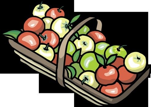 Apple Basket Clip Art N23