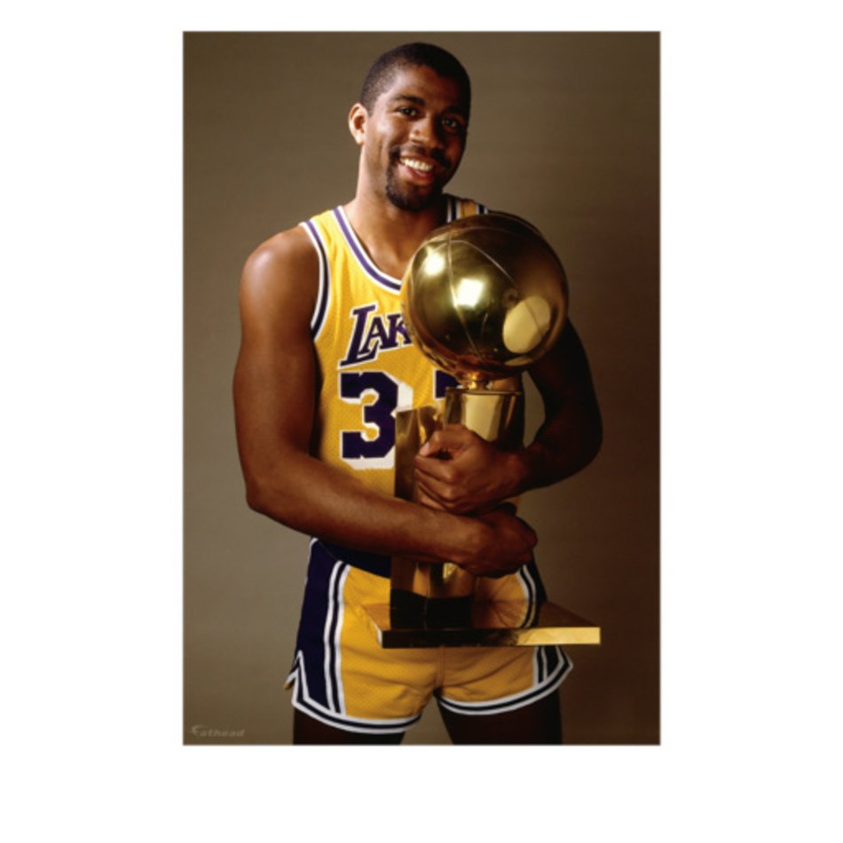 Magic Johnson Trophy Room