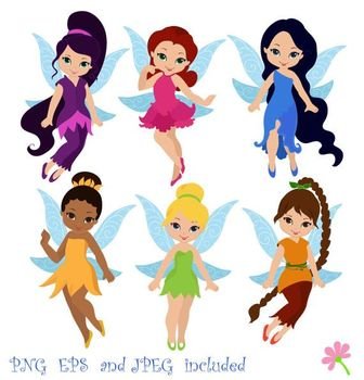 Cute Fairy Clip Art N11
