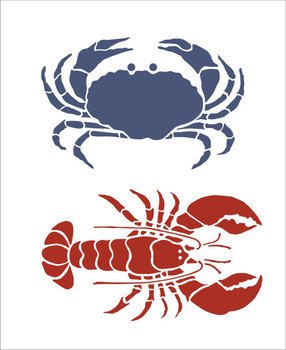 Printable Lobster Stencil