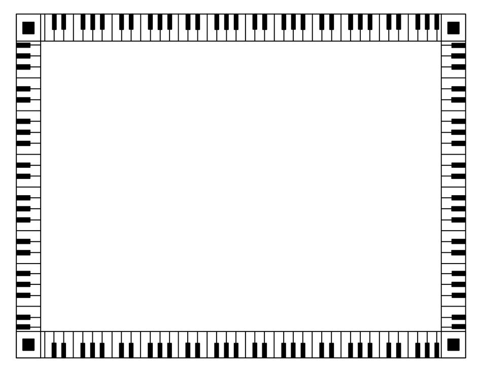 Music Border Paper