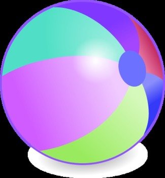 Beach Ball Clip Art N149