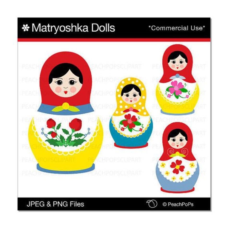 Russian Doll Clip Art N9