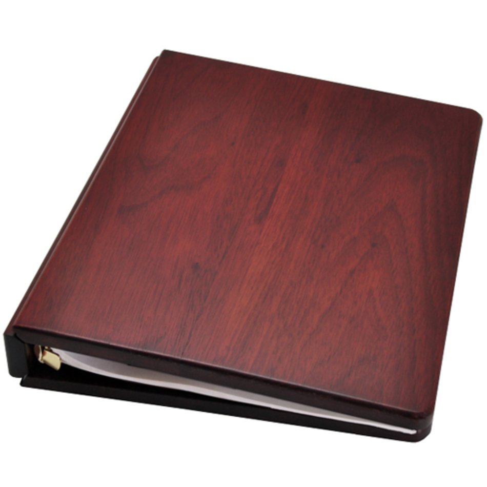Wood Funeral Guest Books With Binder