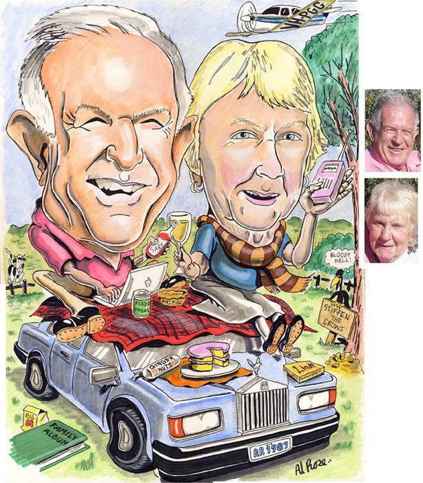 20 Prime X 30 Full Colour Caricature