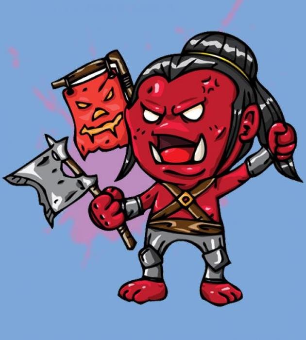 Dota 2 Axe Cartoon