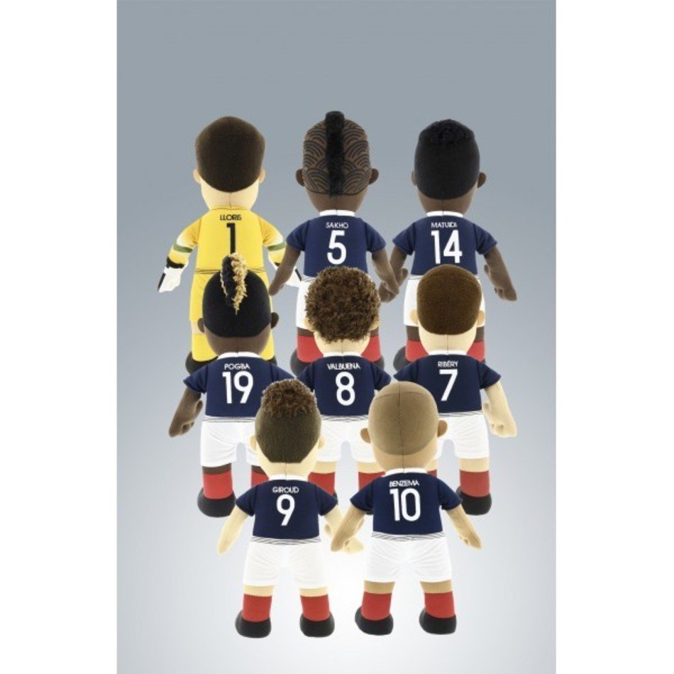 Poupluche L rsquo eacutequipe De France Football D eacuteclin eacutee En Peluche
