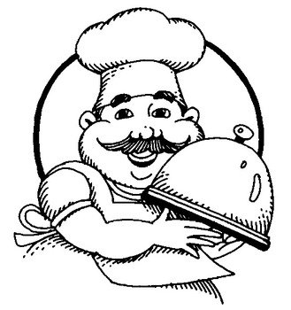 Chef Clip Art Black And White N21