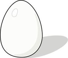 White Egg Clip Art N12