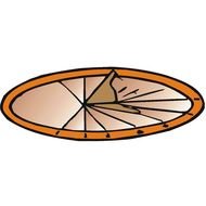 Sun Dial Clip Art
