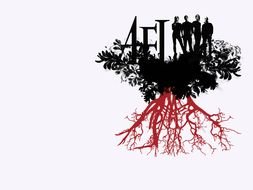 poster of AFI, American rock band, digital Art