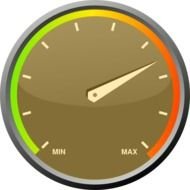 Gauge Back Light Clip Art
