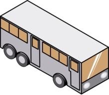Bus Clip Art Icon N2
