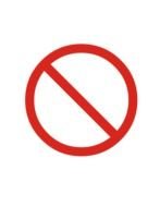 Prohibited Sign Clip Art drawing