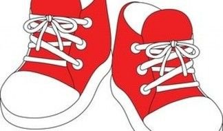 red children shoes