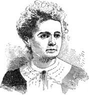 Marie Curie drawing